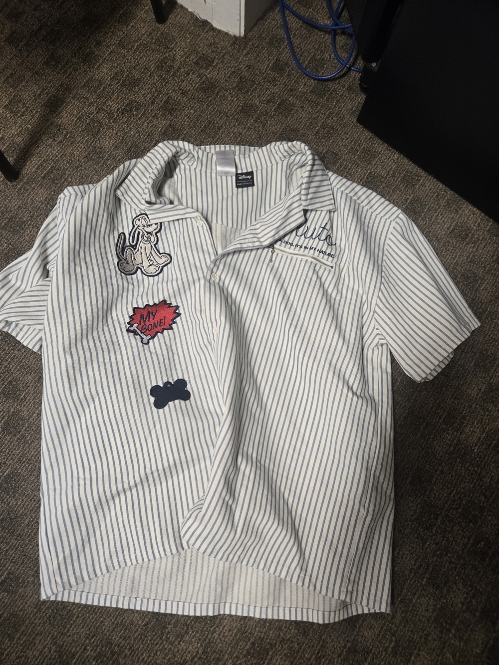 Disney Our Universe Pluto 95th Anniversary collection Embroider Patch Button Up